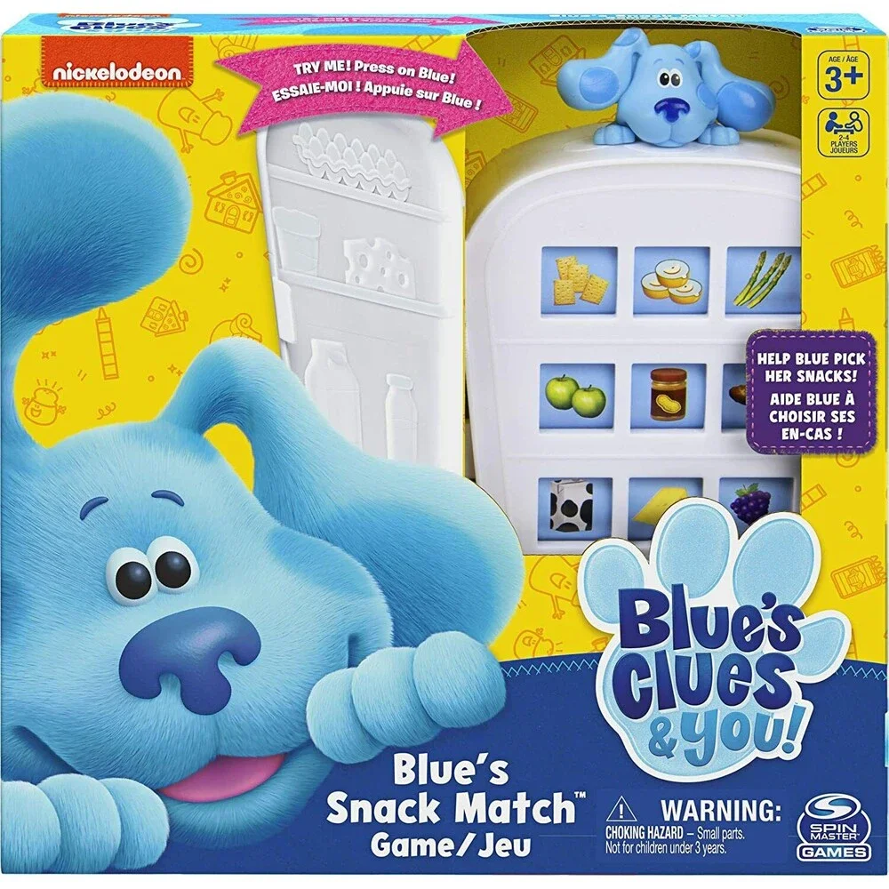 Nickelodeon Blue’s Clues Snack Matching Board Game Family & Kids +3 Yrs